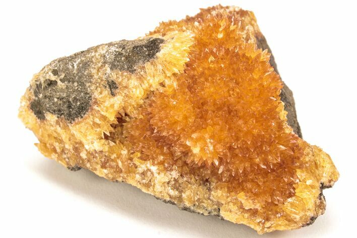 Intense Orange Calcite Crystal Cluster - Poland #207641